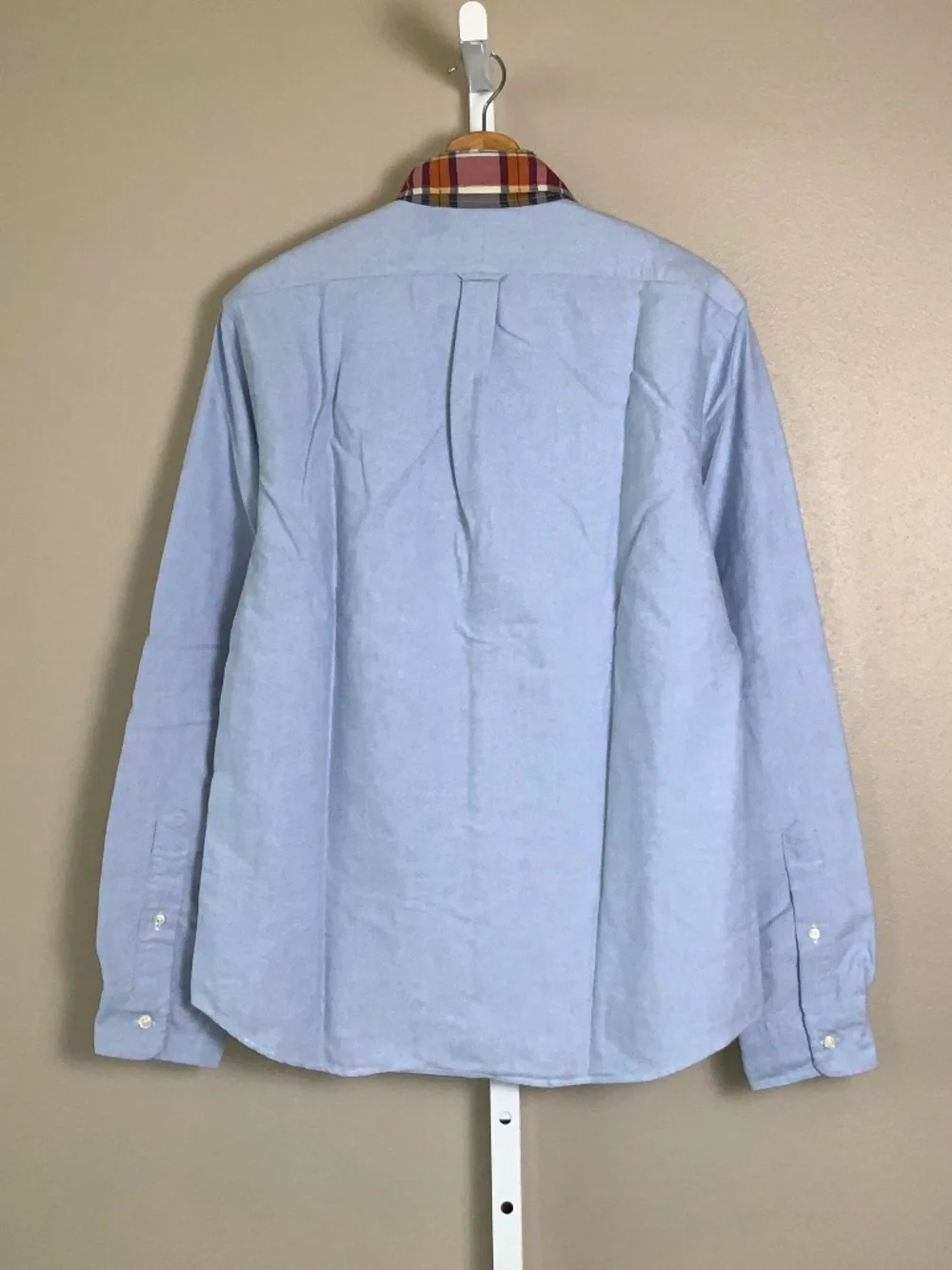 Polo Ralph Lauren Classic Button Down Oxford Shirt with Madras Collar